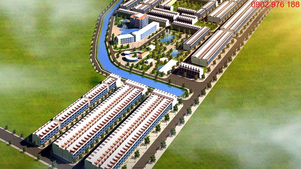 Phối cảnh tổng thể dự án khu dân cư Thiên Lộc Sông Công