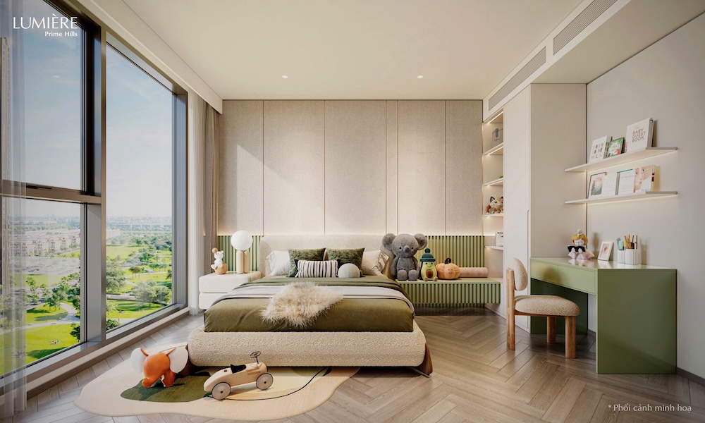 Phòng vui chơi cho trẻ em theo chủ đề tại chung cư lumiere prime hill